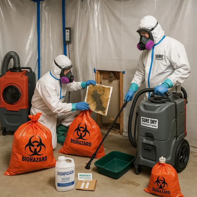 Contaminated Water Handling Protocols process in Cinco Ranch, TX