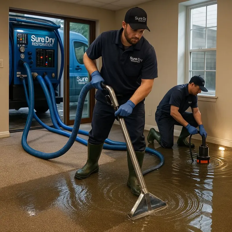 Water Extraction and Removal process in Cinco Ranch, TX